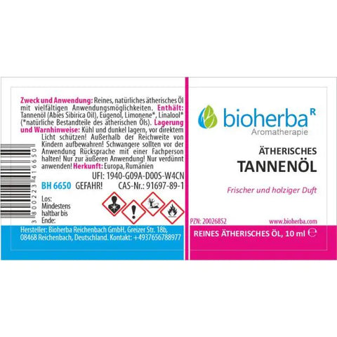 Ätherisches reines Tannenöl 10 ml
