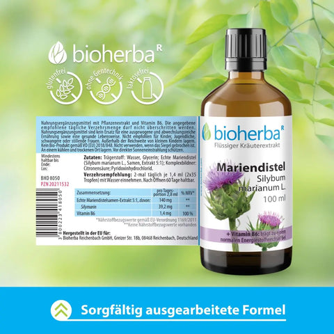 Mariendistel Silybum marianum L. Tropfen Tinktur 100 ml