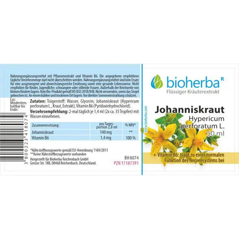 Johanniskraut Tropfen Tinktur 50 ml