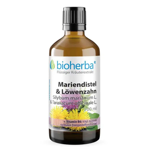 Mariendistel & Löwenzahn Tropfen Tinktur 100 ml