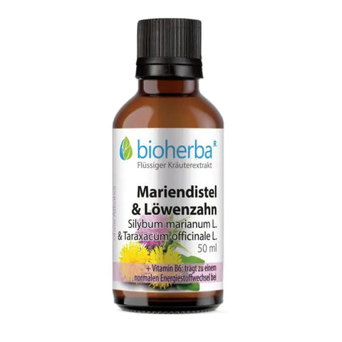 Mariendistel & Löwenzahn Tropfen Tinktur 50 ml
