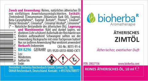 Ätherisches reines Zimtöl 10 ml