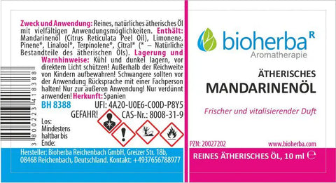 Ätherisches reines Mandarinenöl 10 ml