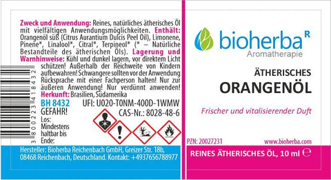 Ätherisches reines Orangenöl 10 ml
