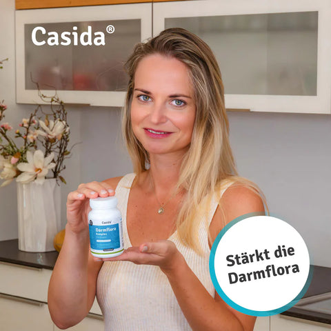 Casida Darmflora Komplex mit Inulin 120 Kapseln – 16 Bakterienstämme & 10 Mrd. KBE