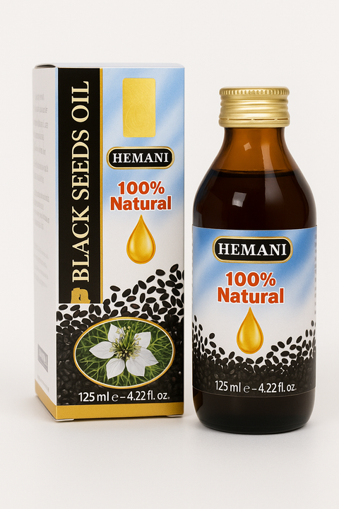 Schwarzkümmelöl 100% Rein – 125ml Hemani