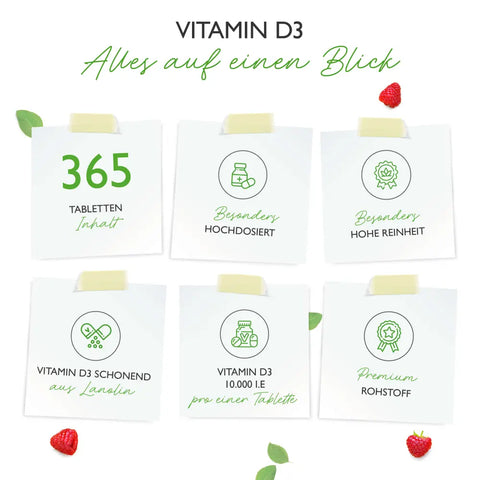 Vitamin D3 Depot 10.000 I.E. - 365 Tabletten