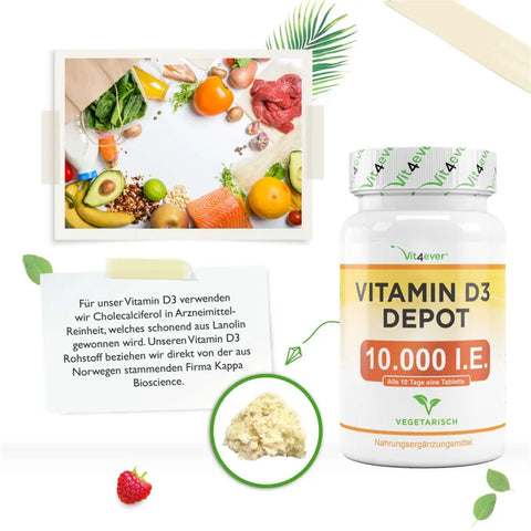 Vitamin D3 Depot 10.000 I.E. - 365 Tabletten