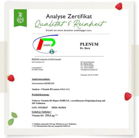 Vitamin D3 Depot 10.000 I.E. - 365 Tabletten