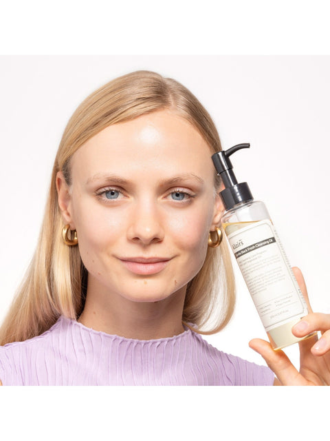 Klairs Gentle Black Fresh Cleansing Oil 150ml – Leichtes Koreanisches Reinigungöl für Mischhaut & fettige Haut, Vegan & Parfümfrei