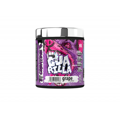 GUARILLA Creatine Mix 300 g – Drachenfrucht, 4-fach Kreatin-Formel