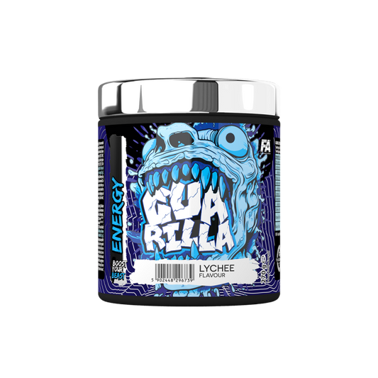 GUARILLA Energy Pulver 270g Brombeere-Ananas | Pre-Workout für mehr Energie & Leistung, Muskelpump, Fokus, Power