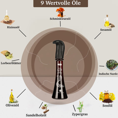 Hemani Schlangenöl 120 ml – Natürliches Pflegeöl für Haut & Haar, für Männer & Frauen