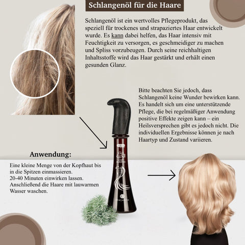 Hemani Schlangenöl 120 ml – Natürliches Pflegeöl für Haut & Haar, für Männer & Frauen