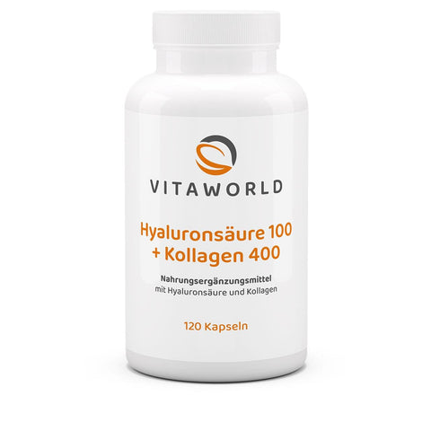 Hyaluronsäure 100 + Kollagen 400 (120 Kps)