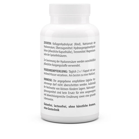 Hyaluronsäure 100 + Kollagen 400 (120 Kps)