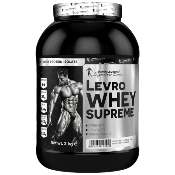 LevroWheySupreme Erdbeere – 2 kg Molkenprotein
