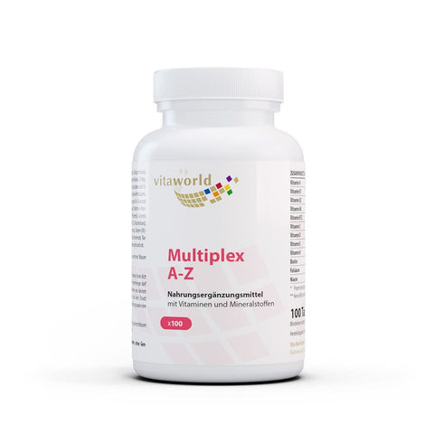 Multiplex - Multivitamin - A-Z - Nahrungsergänzungsmittel - Vlaneo - Shop - kaufen - Günstig - Für - mehr - Energie - mit - Vitamin - A - B1 - B2 - C - D3 - E - K - Biotin-Multiplex - Multivitamin - A-Z - Nahrungsergänzungsmittel - Vlaneo - Shop - kaufen 