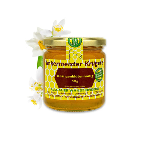 Orangenblütenhonig – 100% Imker Naturprodukt 500g