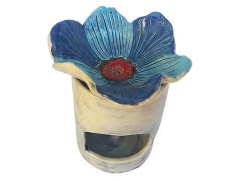 Duftlampe Blaue Blume Vision