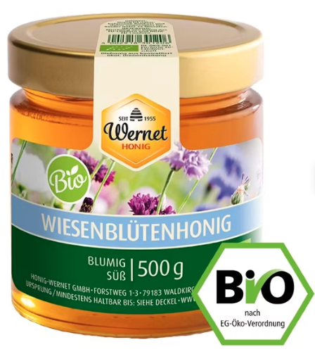 BIO Wiesenblütenhonig flüssig 500g