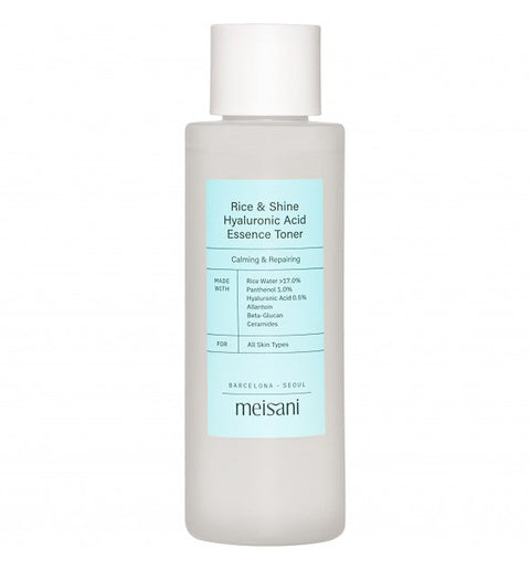 Meisani Rice and Shine Toner – Koreanischer Gesichtstoner mit Hyaluronsäure & Reiskleie | 150 ml