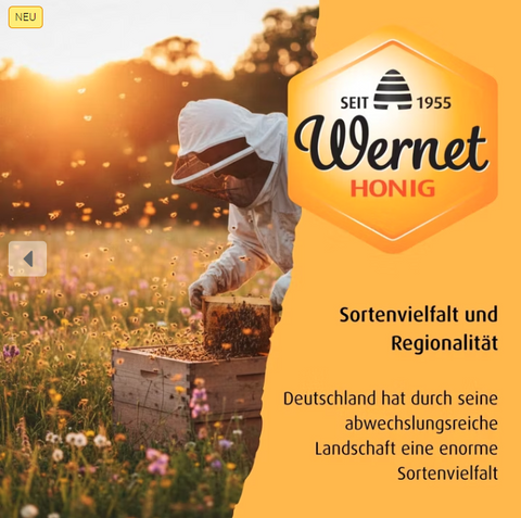 Deutscher BIOLAND Blütenhonig cremig 250 g – Bio Honig aus Deutschland