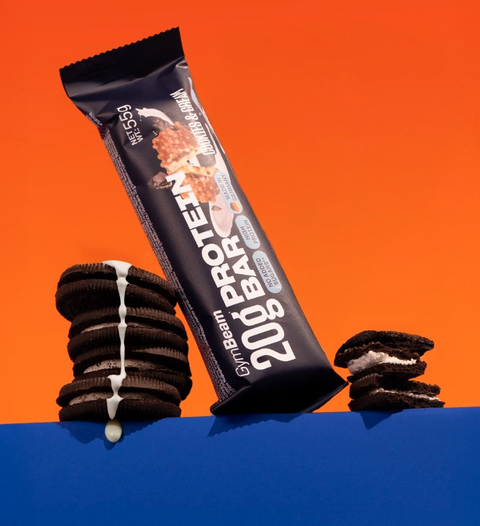 Proteinriegel Cookies & Creme – 20 g Protein pro Riegel | ohne Zuckerzusatz | Cremiger Eiweiß Snack