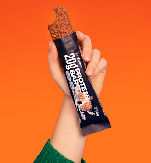 Proteinriegel Cookies & Creme – 20 g Protein pro Riegel | ohne Zuckerzusatz | Cremiger Eiweiß Snack