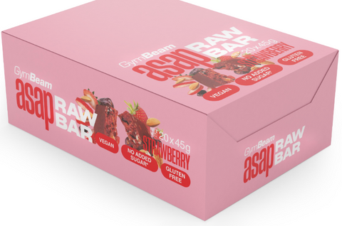 ASAP Raw Bar Erdbeere – Natürlicher Energieriegel ohne Zuckerzusatz | Vegan & glutenfrei