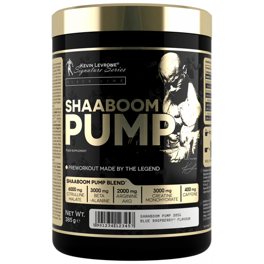 LEVRONE SHAABOOM PUMP 385 g Citrus-Peach – Pre-Workout Booster mit Koffein, Citrullin & Beta-Alanin für intensive Trainings