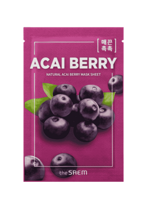 THE SAEM Natural Acai Berry Mask Sheet