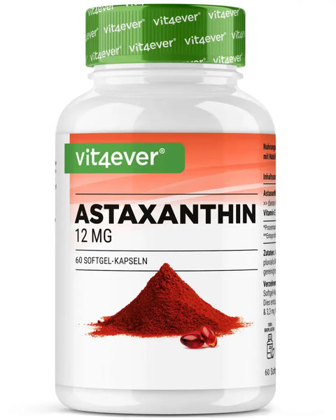 Astaxanthin 12 mg - 60 Softgel Kapseln