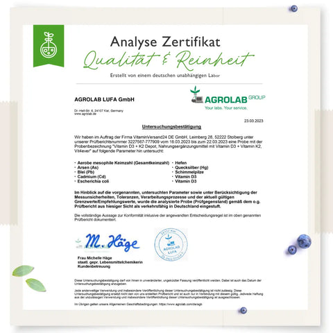Vitamin D3 5.000 + K2 100mcg - 240 Tabletten