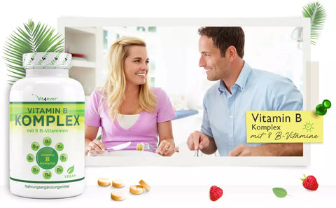 Vitamin B Komplex - 8 B-Vitamine - 200 Tabletten