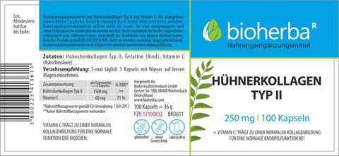 Vlaneo-Hühnerkollagen-Typ-II-250-mg-100-Kapseln-für-Kollagen-Produkte-Gelenkschutz-und-Vitalität-Vlaneo-Hühnerkollagen-Typ-II-250-mg-100-Kapseln-Gelenkpflege-Kollagen-Nahrungsergänzung-Vlaneo-Hühnerkollagen-Typ-II-250-mg-100-Kapseln-Nahrungsergänzung-für-
