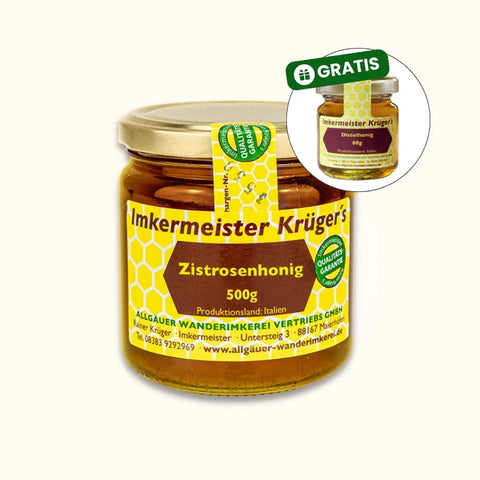 Zistrosenhonig (Wilde Zistrose) – 100% Imker Naturprodukt 500g